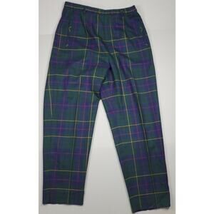 VTG Pendleton 100% Wool Celebration Tartan Fully Lined Women's Size 14P USA